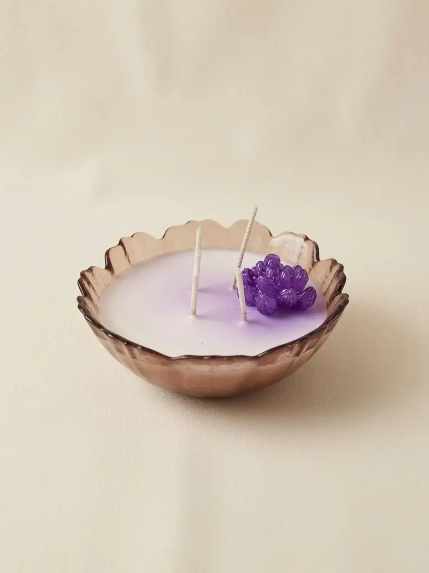 Bougie Artisanale Améthyste – Image 3