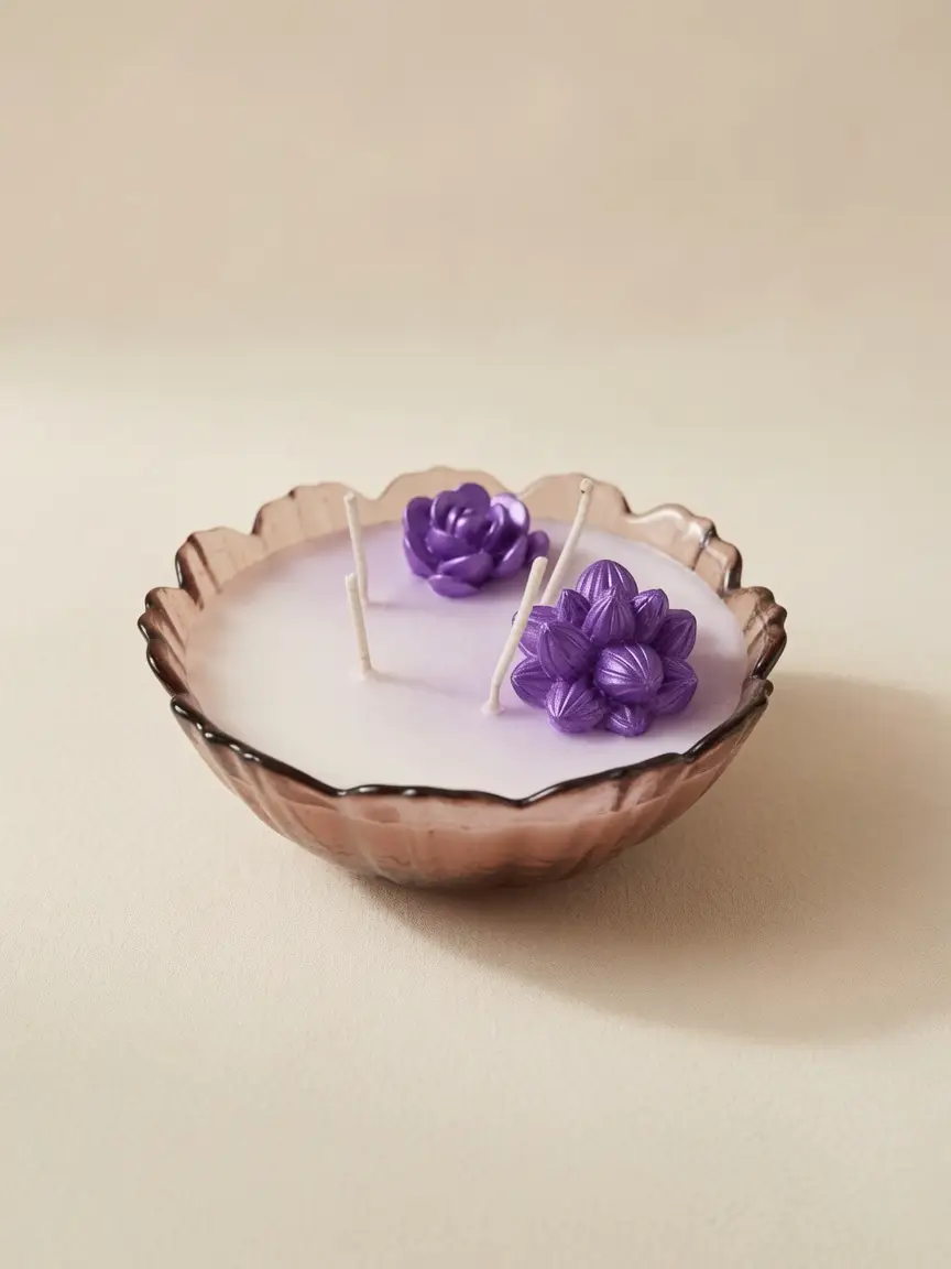 Bougie Artisanale Améthyste