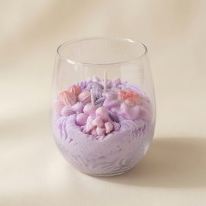 bougie artisanale Flora