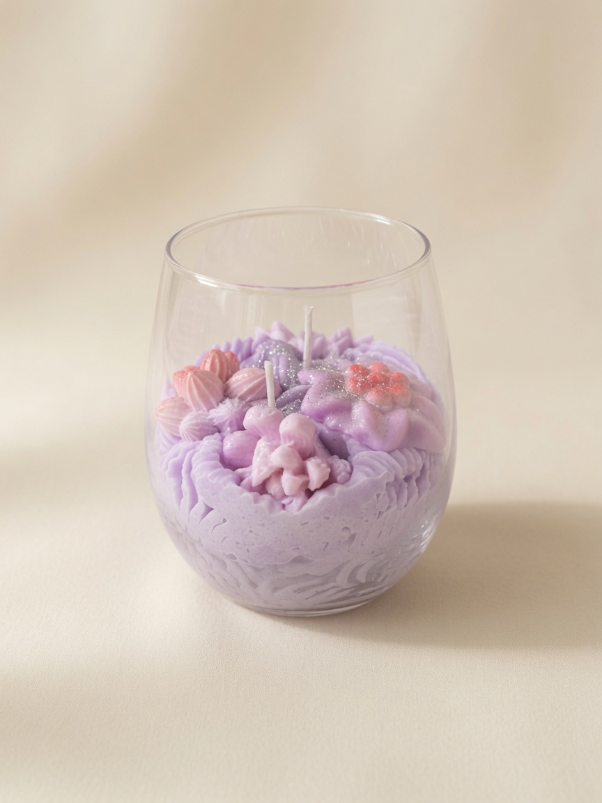 bougie artisanale Flora