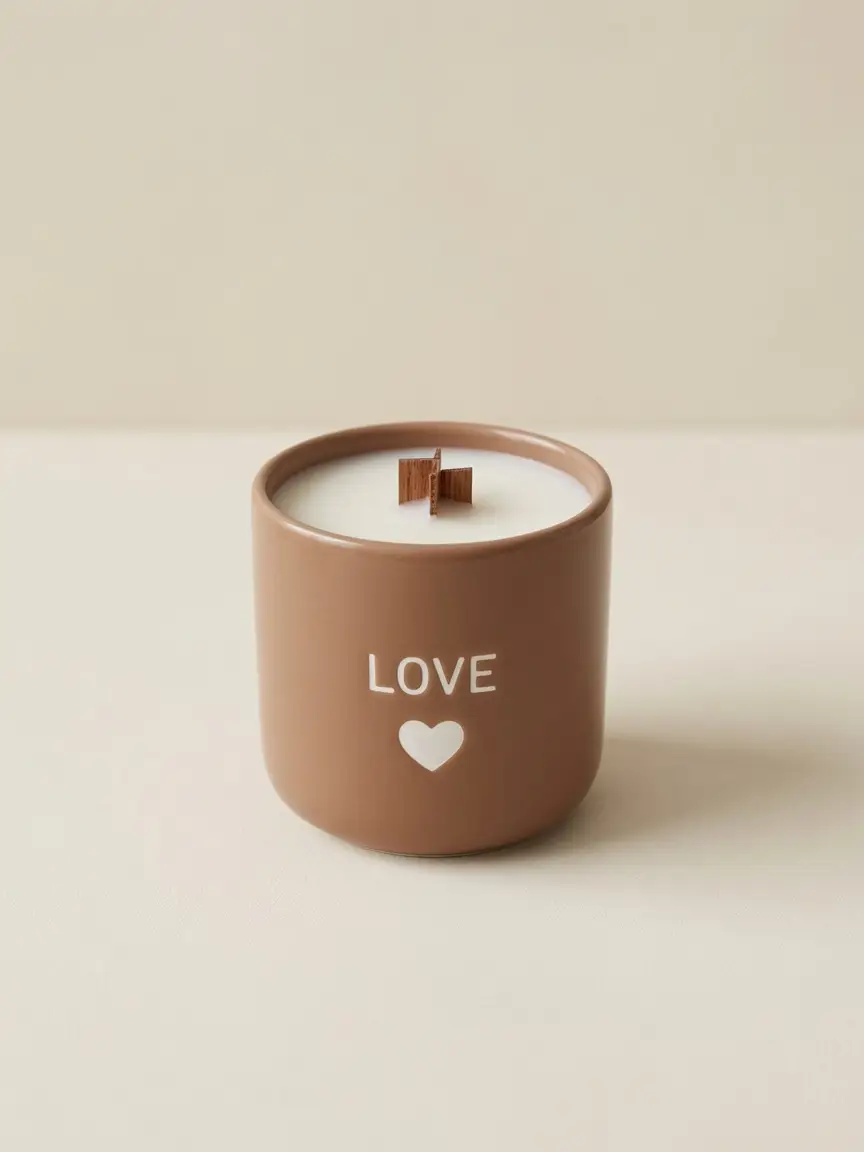 Bougie Artisanale Rosa – Image 3